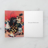 ヴィンテージビクトリアンクランパスクリスマスカード シーズンカード (内部)