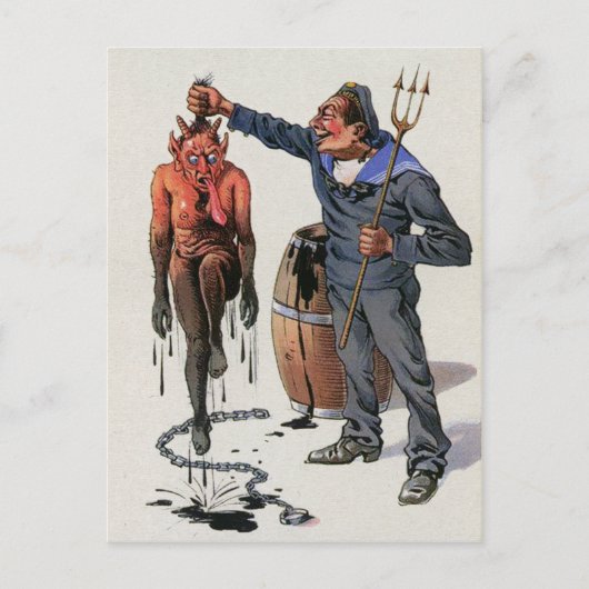 ヴィンテージビクトリアンクランパスハガキ ポストカード (正面)