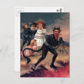 ヴィンテージビクトリアンクランパスハガキ ポストカード (正面/裏面)