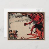 ヴィンテージビクトリアンクランパスハガキ ポストカード (正面/裏面)