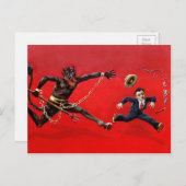 ヴィンテージビクトリアンクランパスハガキ ポストカード (正面/裏面)