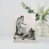 ヴィンテージビクトリアンクランパスハガキ ポストカード (スタンド正面)