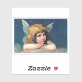 ヴィンテージビクトリアンクリスマスエンジェルカスタムシール シール