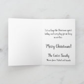 ヴィンテージビクトリアンクリスマスカロルスクルージュカード シーズンカード (内部)