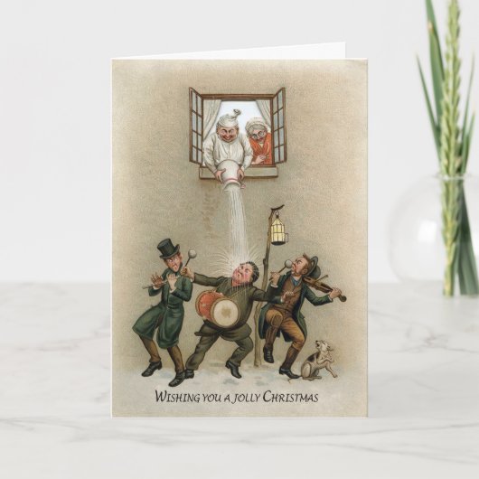 ヴィンテージビクトリアンクリスマスカード シーズンカード (正面)