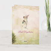 ヴィンテージビクトリアンクリスマスカード シーズンカード (裏面)