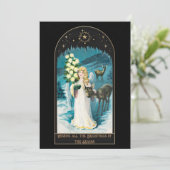 ヴィンテージビクトリアンクリスマスカード シーズンカード (スタンド正面)