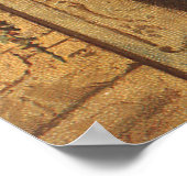 ヴィンテージビクトリアンクリスマスガールぶら下がったズ・アガーランド ポスター (角)