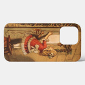 ヴィンテージビクトリアンクリスマスガールぶら下がったズ・アガーランド Case-Mate iPhoneケース (裏面 (横))