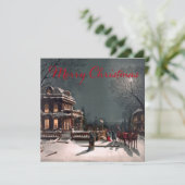 ヴィンテージビクトリアンクリスマスナイト カード (スタンド正面)