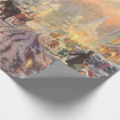 ヴィンテージビクトリアンクリスマスナイト ラッピングペーパー (角)