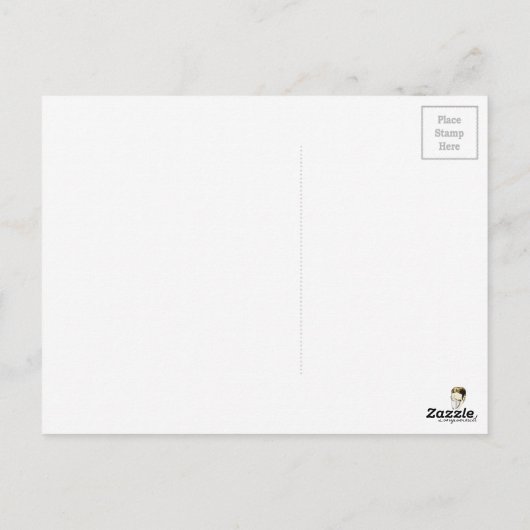 ヴィンテージビクトリアンクリスマスハガキ ポストカード (裏面)