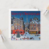 ヴィンテージビクトリアンクリスマスビレッジ カード (正面/裏面インサイチュ)