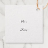 ヴィンテージビクトリアンクリスマスフォイル、冬の鳥 フェイバータグ (裏面)