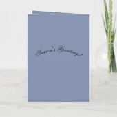 ヴィンテージビクトリアンクリスマスホリデーパーティー招待状 招待状 (裏面)