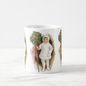 ヴィンテージビクトリアンクリスマス コーヒーマグカップ (中央)