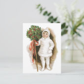 ヴィンテージビクトリアンクリスマス シーズンポストカード (スタンド正面)