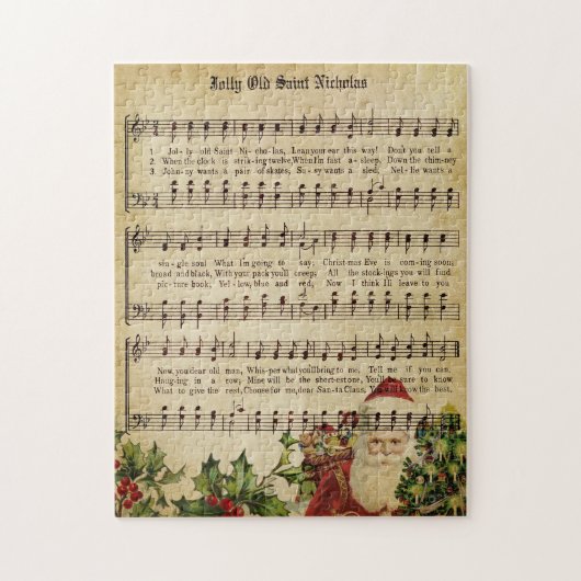 ヴィンテージビクトリアンクリスマス ジグソーパズル (縦)