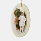 ヴィンテージビクトリアンクリスマス セラミックオーナメント (右)