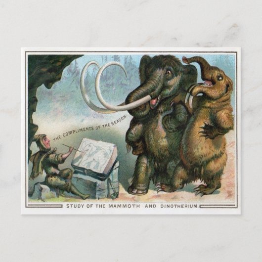 ヴィンテージビクトリアンクリスマス ポストカード (正面)