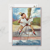 ヴィンテージビクトリアンクリスマス ポストカード (正面/裏面)