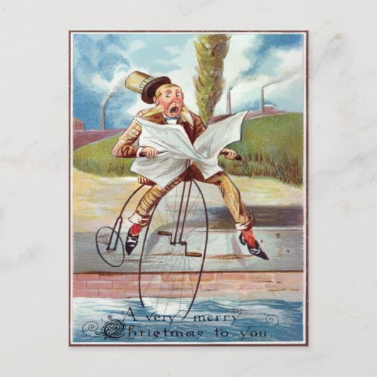 ヴィンテージビクトリアンクリスマス ポストカード (正面)