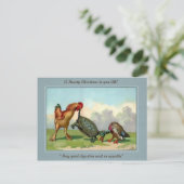 ヴィンテージビクトリアンクリスマス ポストカード (スタンド正面)