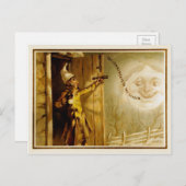 ヴィンテージビクトリアンクリスマス ポストカード (正面/裏面)