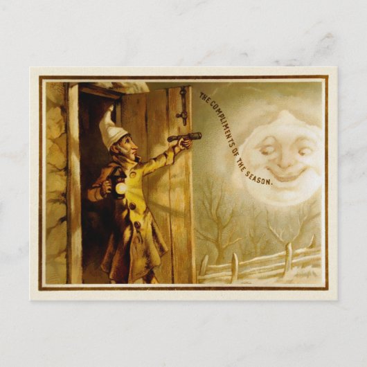 ヴィンテージビクトリアンクリスマス ポストカード (正面)