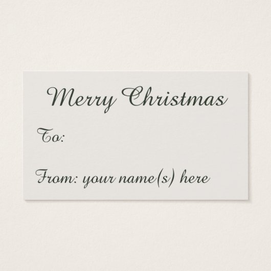 ヴィンテージビクトリアンクリスマス、メリークリスマスパーティー (裏面)