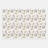 ヴィンテージビクトリアンクリスマス ラッピングペーパーシート (正面2)