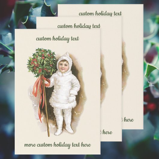 ヴィンテージビクトリアンクリスマス ラッピングペーパーシート