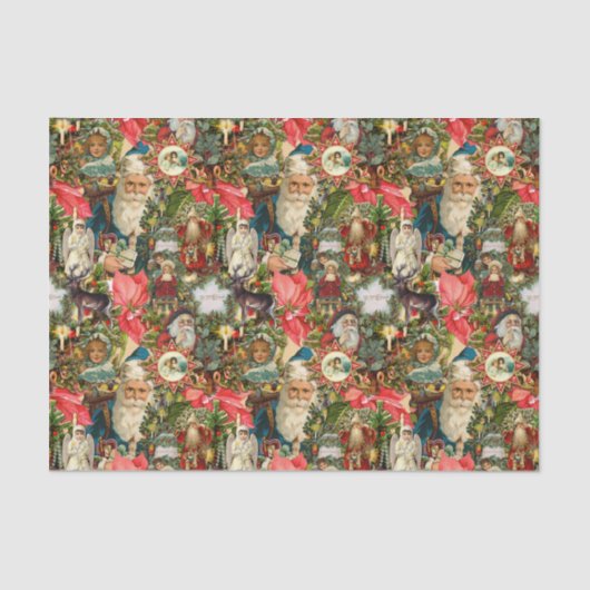 ヴィンテージビクトリアンクリスマス 薄葉紙 (正面)