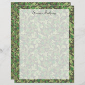 ヴィンテージビクトリアングリーンアイビー育成用トレリス紙 (正面/裏面)