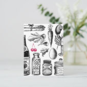 ヴィンテージビクトリアングルメ ポストカード (スタンド正面)