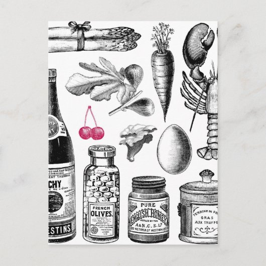 ヴィンテージビクトリアングルメ ポストカード (正面)