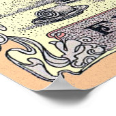 ヴィンテージビクトリアンケーキ広告ポスター ポスター (角)