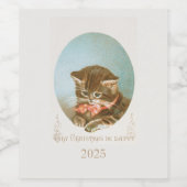 ヴィンテージビクトリアンコケット ワインラベル (シングルラベル)