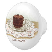 ヴィンテージビクトリアンココア熱チョコエレガントカップ セラミックノブ (右)