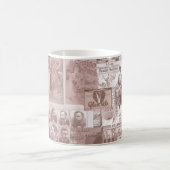 ヴィンテージビクトリアンコラージュ コーヒーマグカップ (中央)