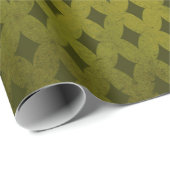 ヴィンテージビクトリアンゴシックレトロ毒グリーンシャビー ラッピングペーパー (ロールコーナー)