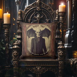 ヴィンテージビクトリアンゴシック様式ドラキュラヴァンパイア クッション