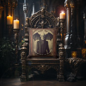 ヴィンテージビクトリアンゴシック様式ドラキュラヴァンパイア クッション