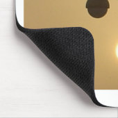 ヴィンテージビクトリアンサンセット通りライトアートデザイン マウスパッド (コーナー)