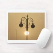 ヴィンテージビクトリアンサンセット通りライトアートデザイン マウスパッド (マウス)