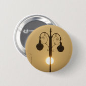 ヴィンテージビクトリアンサンセット通りlight.png 缶バッジ (正面&裏面)