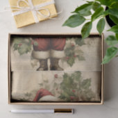 ヴィンテージビクトリアンサンタクローススクリプトの切り離し 薄葉紙 (ギフト)