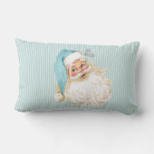 ヴィンテージビクトリアンサンタクロースターコイズ ランバークッション (裏面)