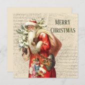 ヴィンテージビクトリアンサンタクロース (正面/裏面)