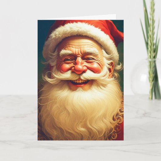 ヴィンテージビクトリアンサンタクロース カード (正面)